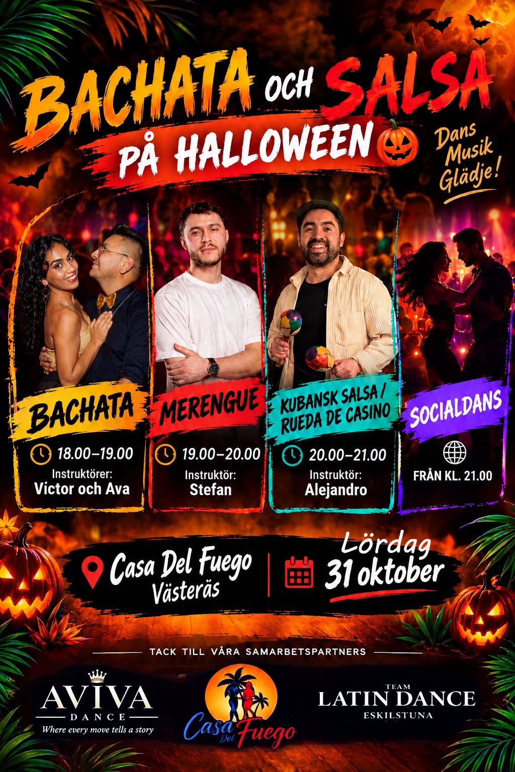 Bachata & Salsa på Halloween