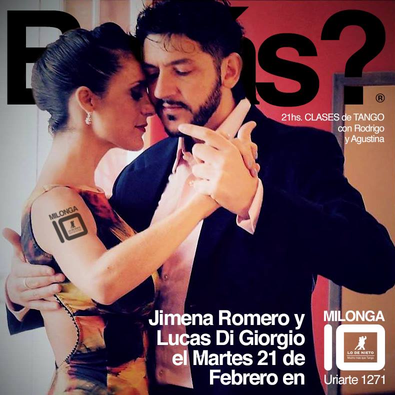 Tangazo en Palermo: Jimena y Lucas en la 10!