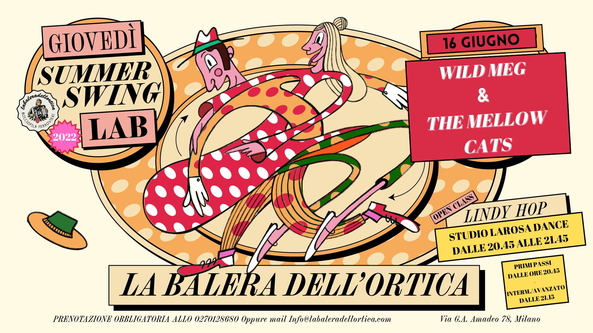 SUMMER SWING LAB #3 with WILD MEG & THE MELLOW CATS