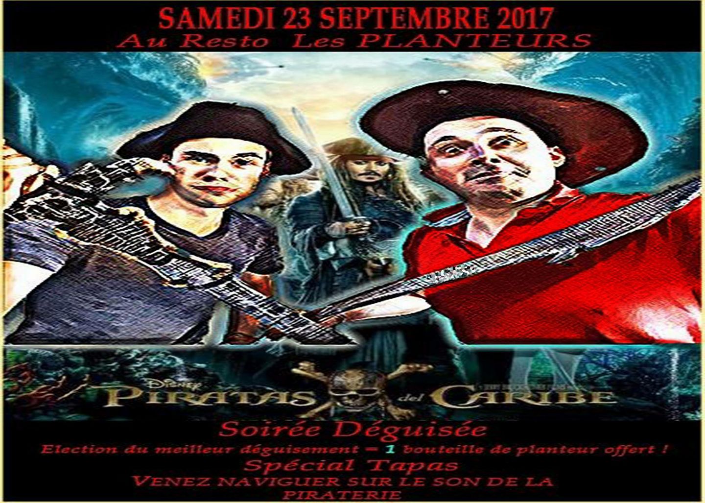 SOIRÉE PIRATES DES CARAIBES