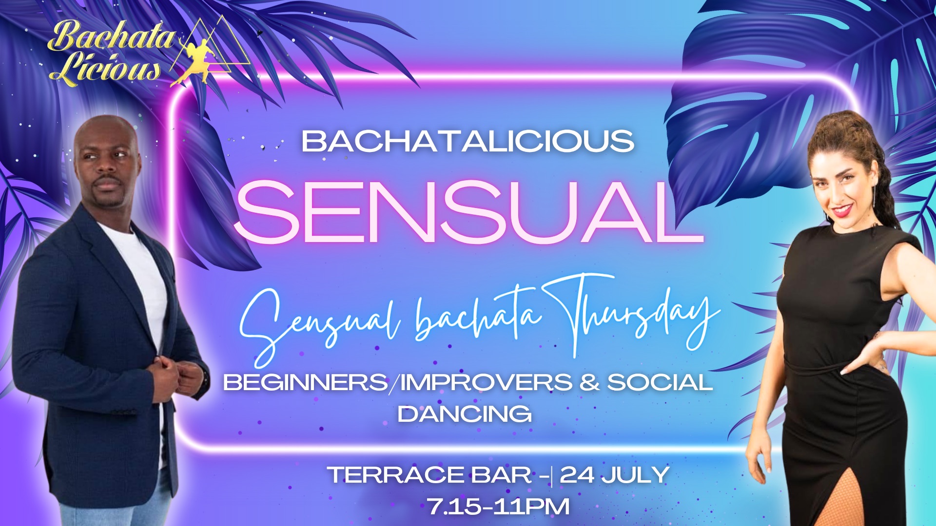 Bachata Sensual - Beginners - Improvers & Intermediate ♛ Danae & Martinez