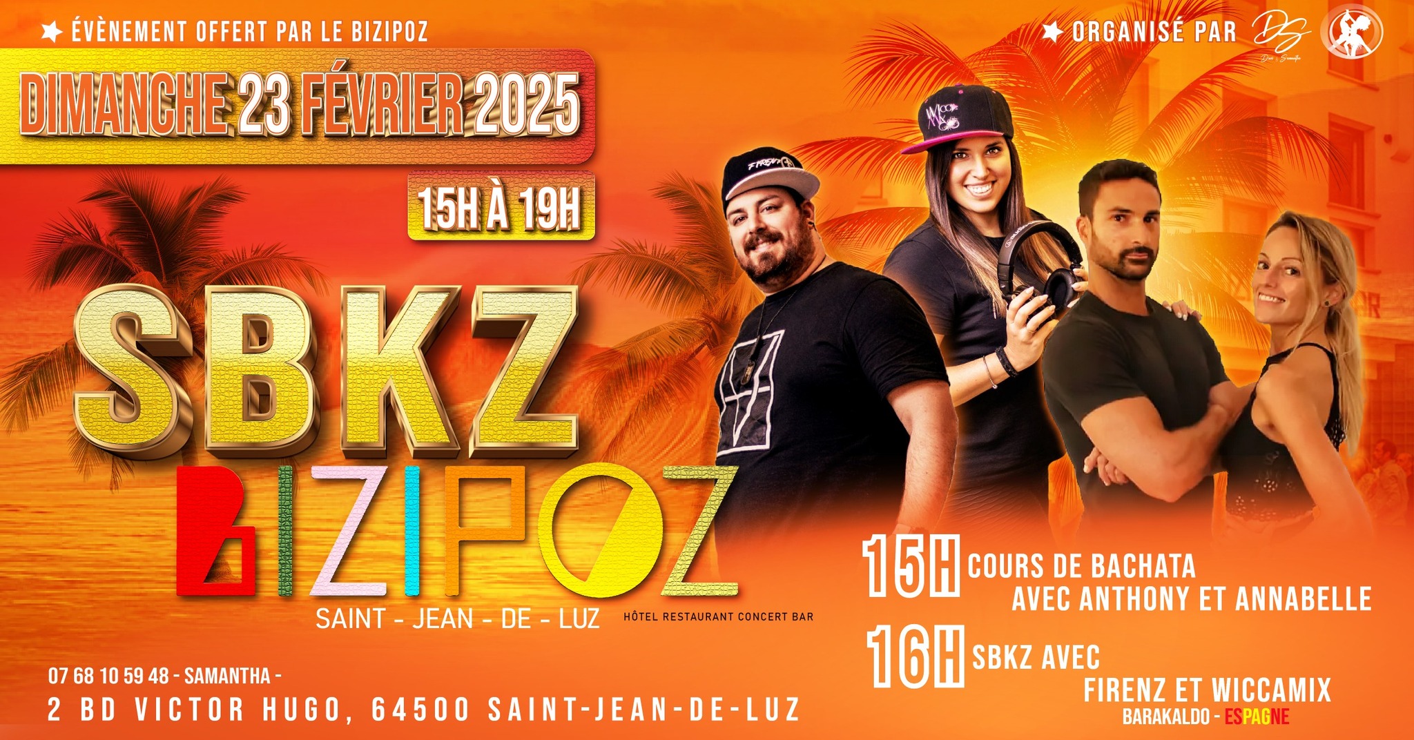 SBKZ au BIZIPOZ avec ANTHONY & ANNABELLE et Dj WICCAMIX & FIRENZ