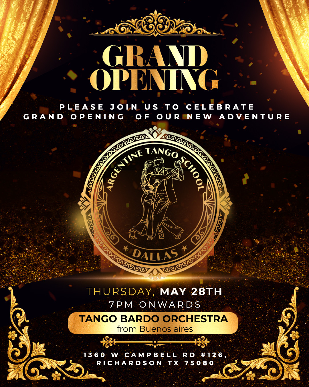 ATS GRAND OPENING MILONGA!
