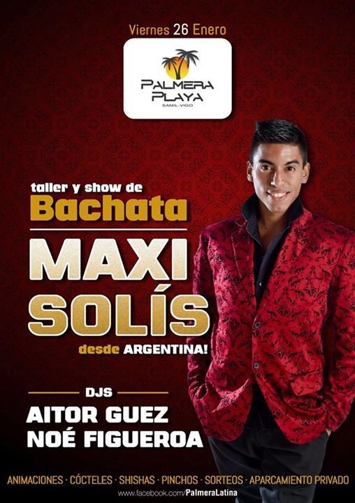 Sensual Bachata with Maxi Solís in Palmera Playa!