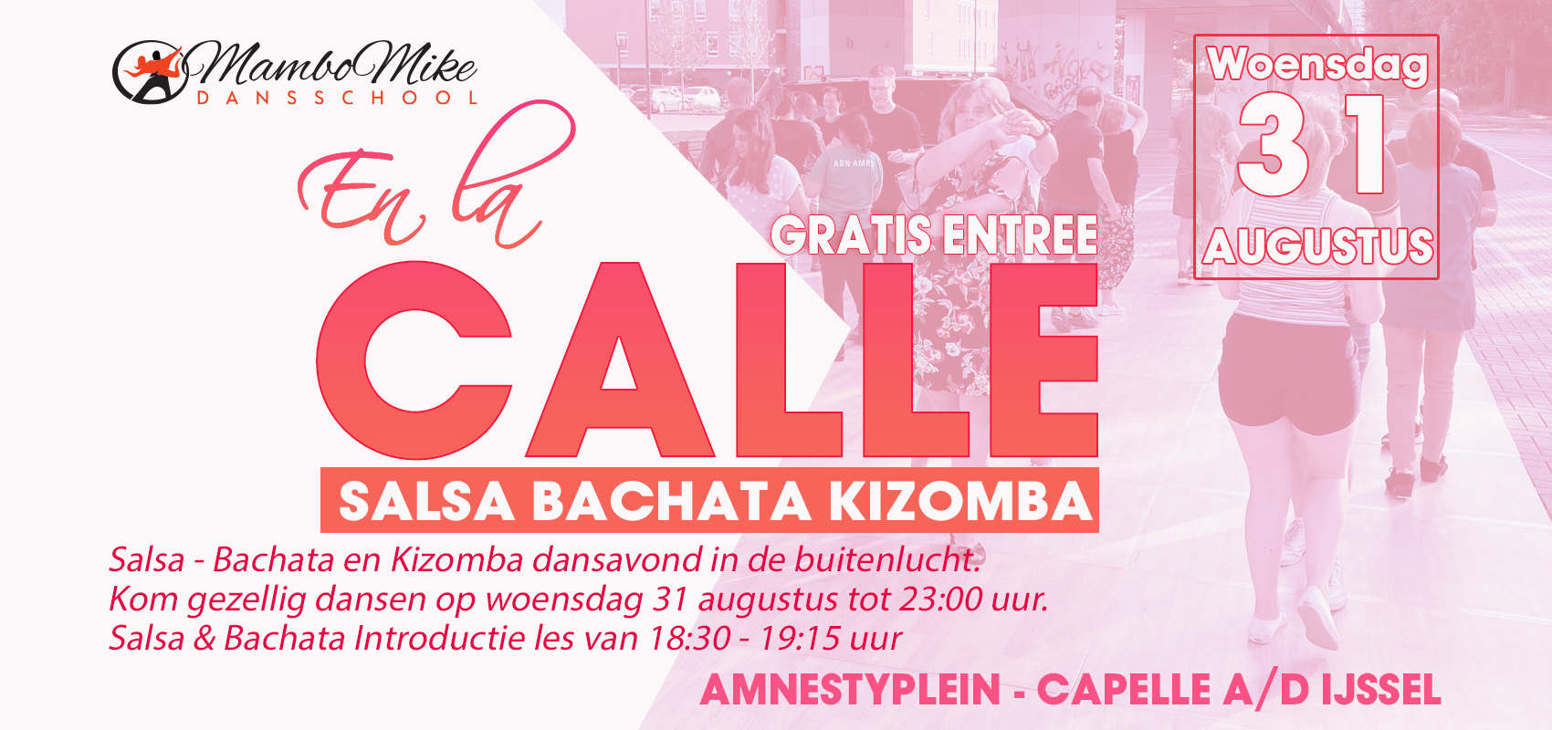 En La Calle - Salsa Bachata Kizomba buiten dansavond