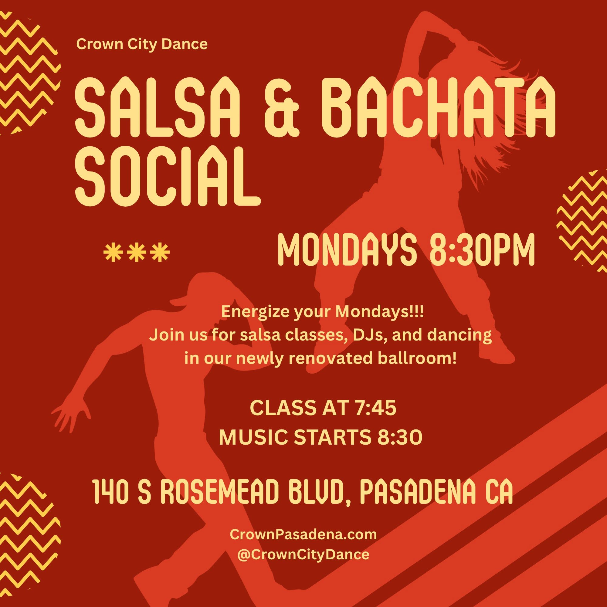Monday Night SALSA & BACHATA Socials