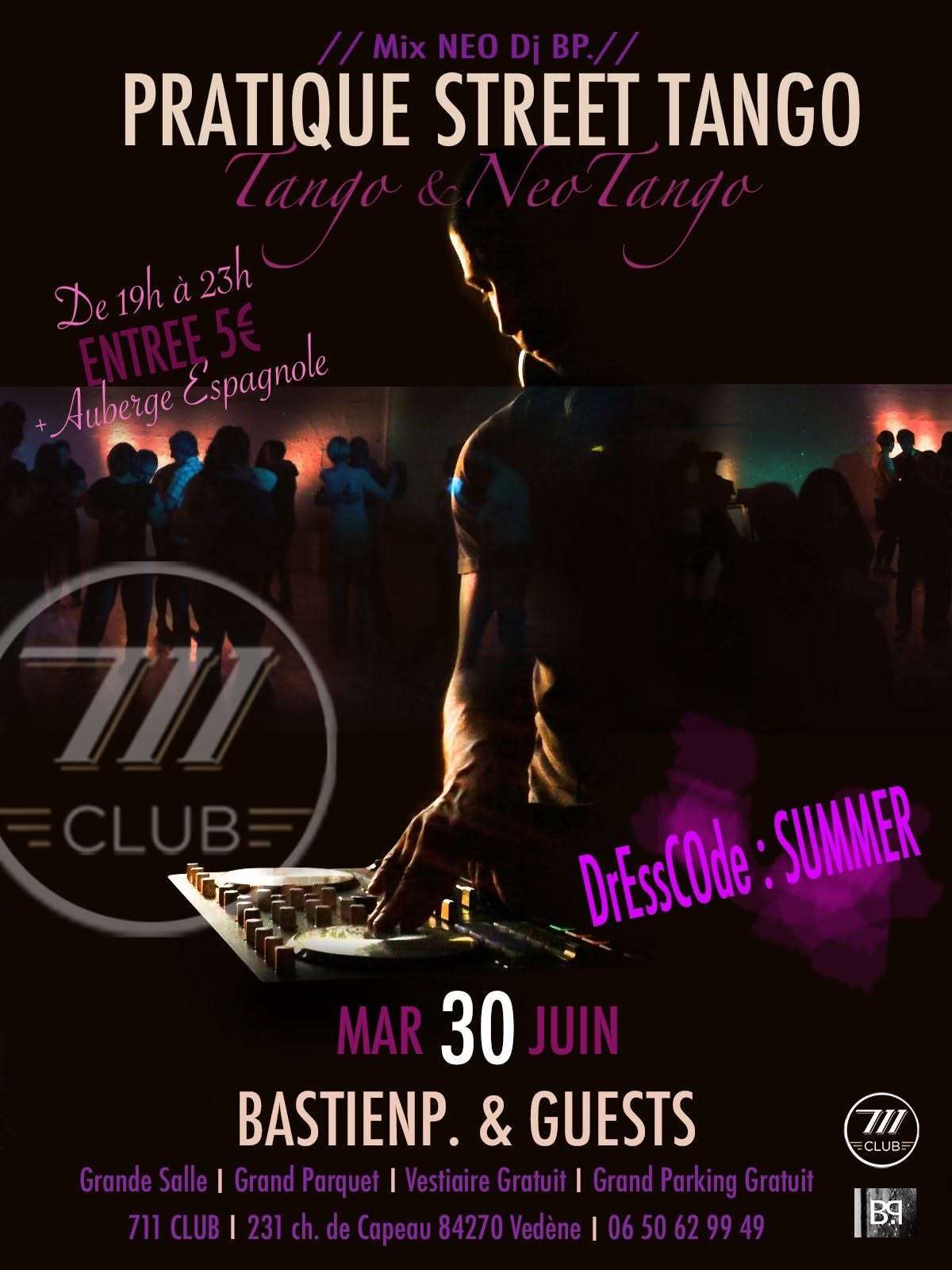 30JUIN ✧ PRATIQUE STREET TANGO ✧ AVIGNON
