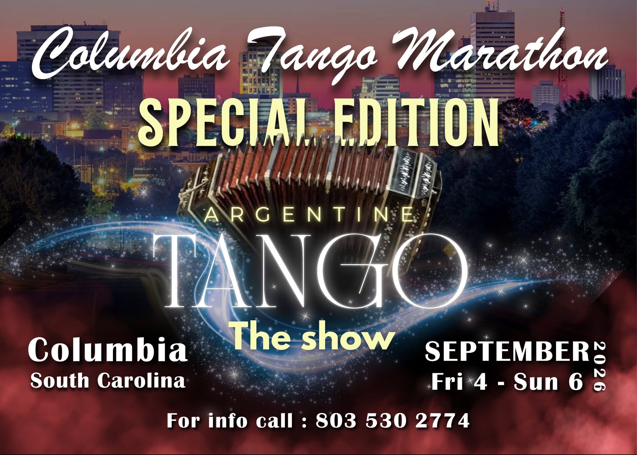 Columbia Tango Marathon 2026!
