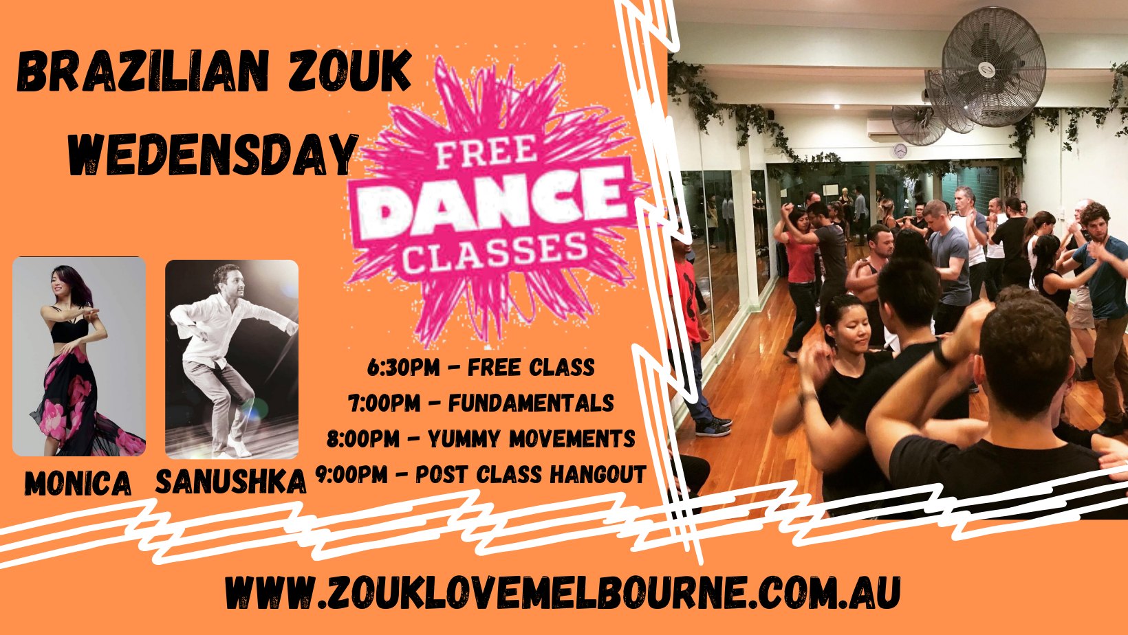 NEW CLASSES - Wednesday night Brazilian Zouk