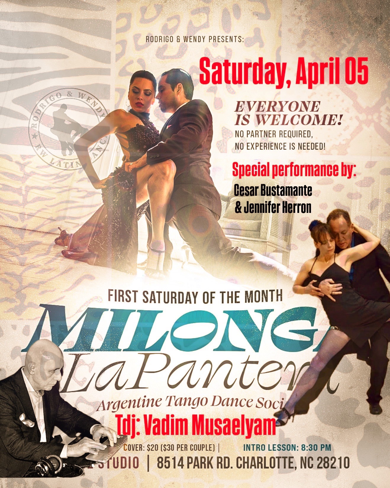 MILONGA LA PANTERA - Monthly Social - APR 05 w Tdj: Vadim Musaelyan