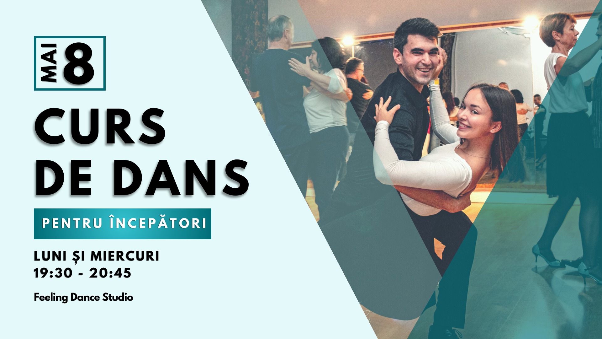 CURS DE DANS ÎNCEPĂTORI Feeling Dance Studio