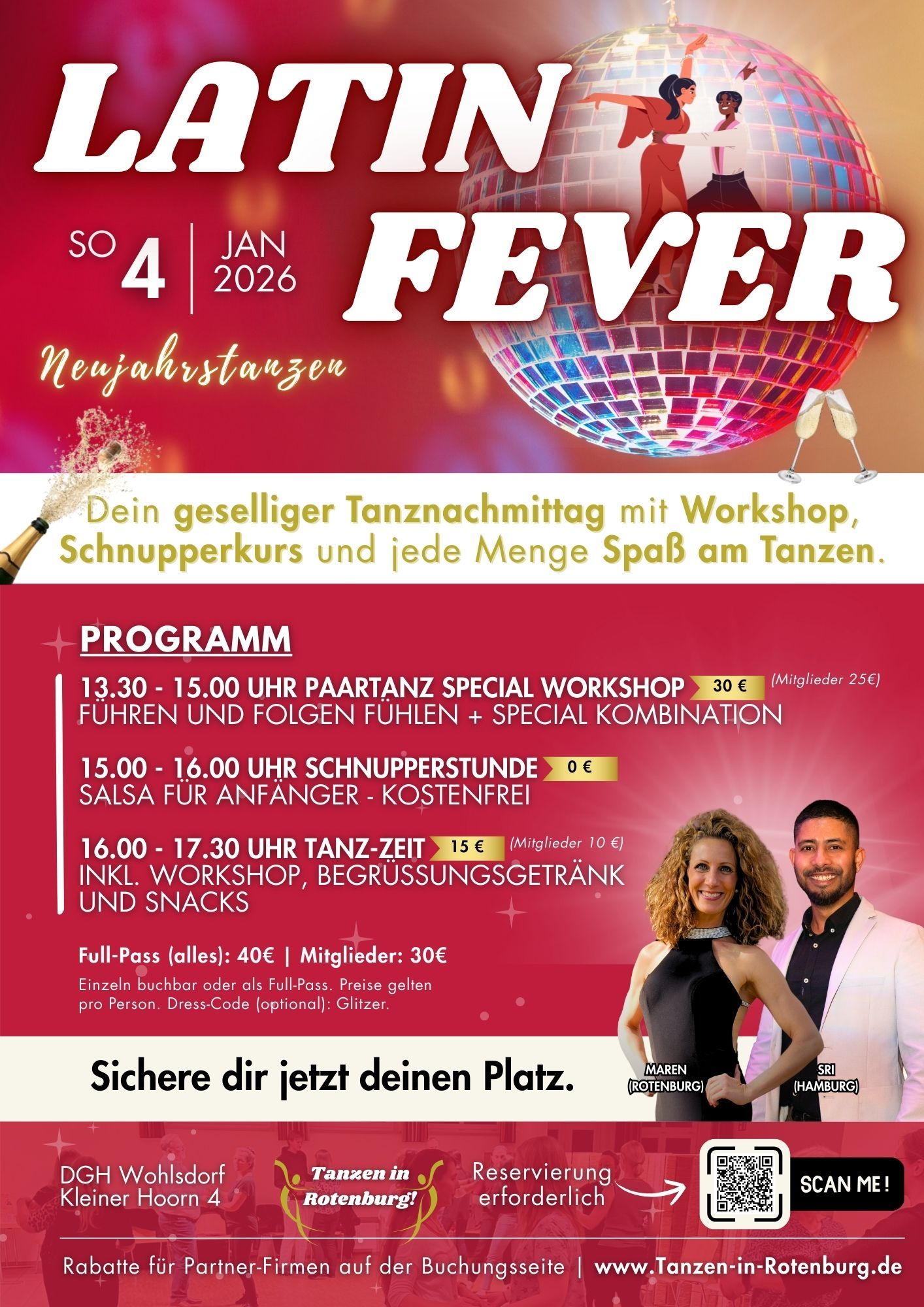 Latin Fever Event mit Salsa Schnupperstunde
