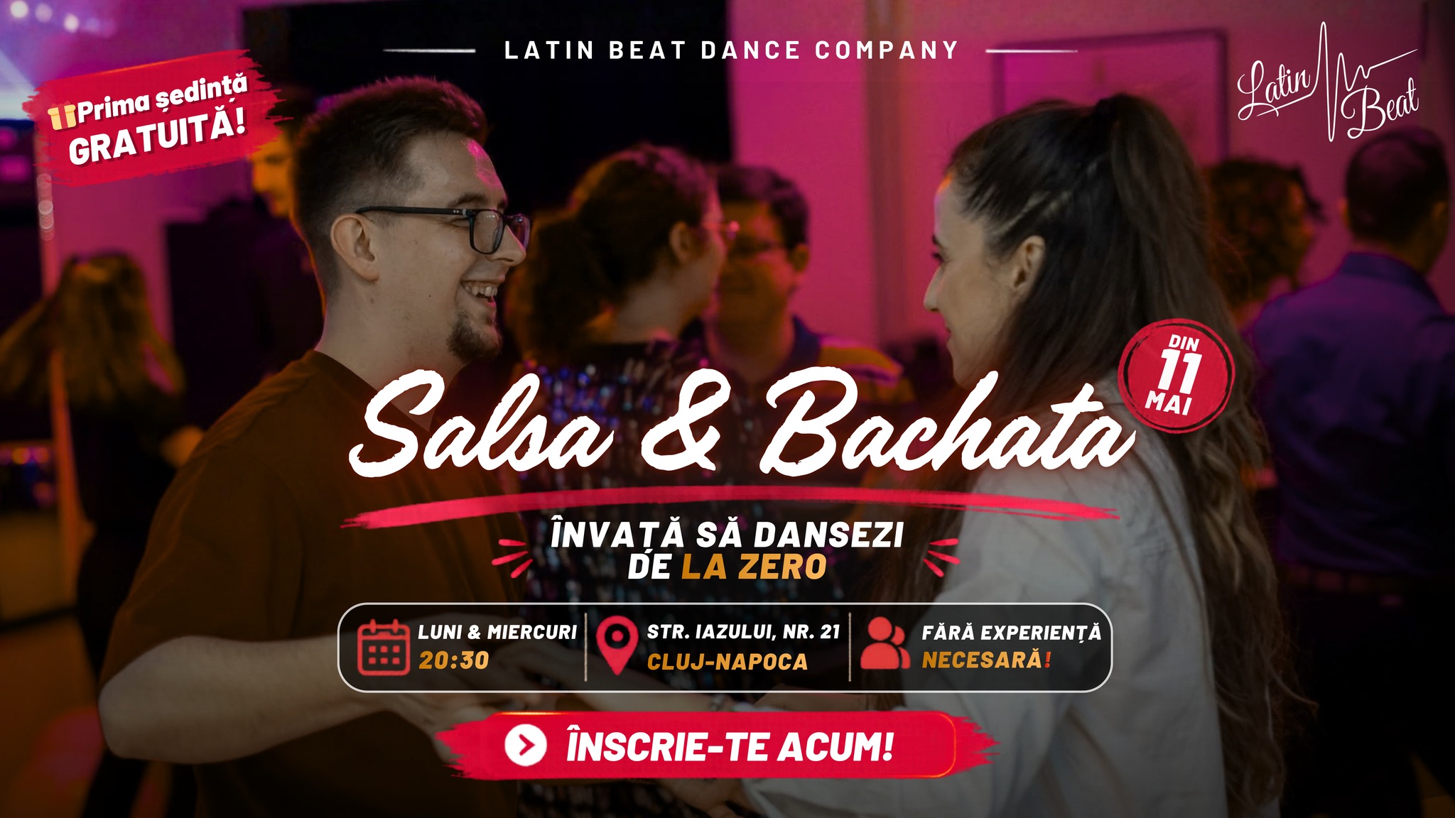 Curs Salsa & Bachata Începători din 11 mai