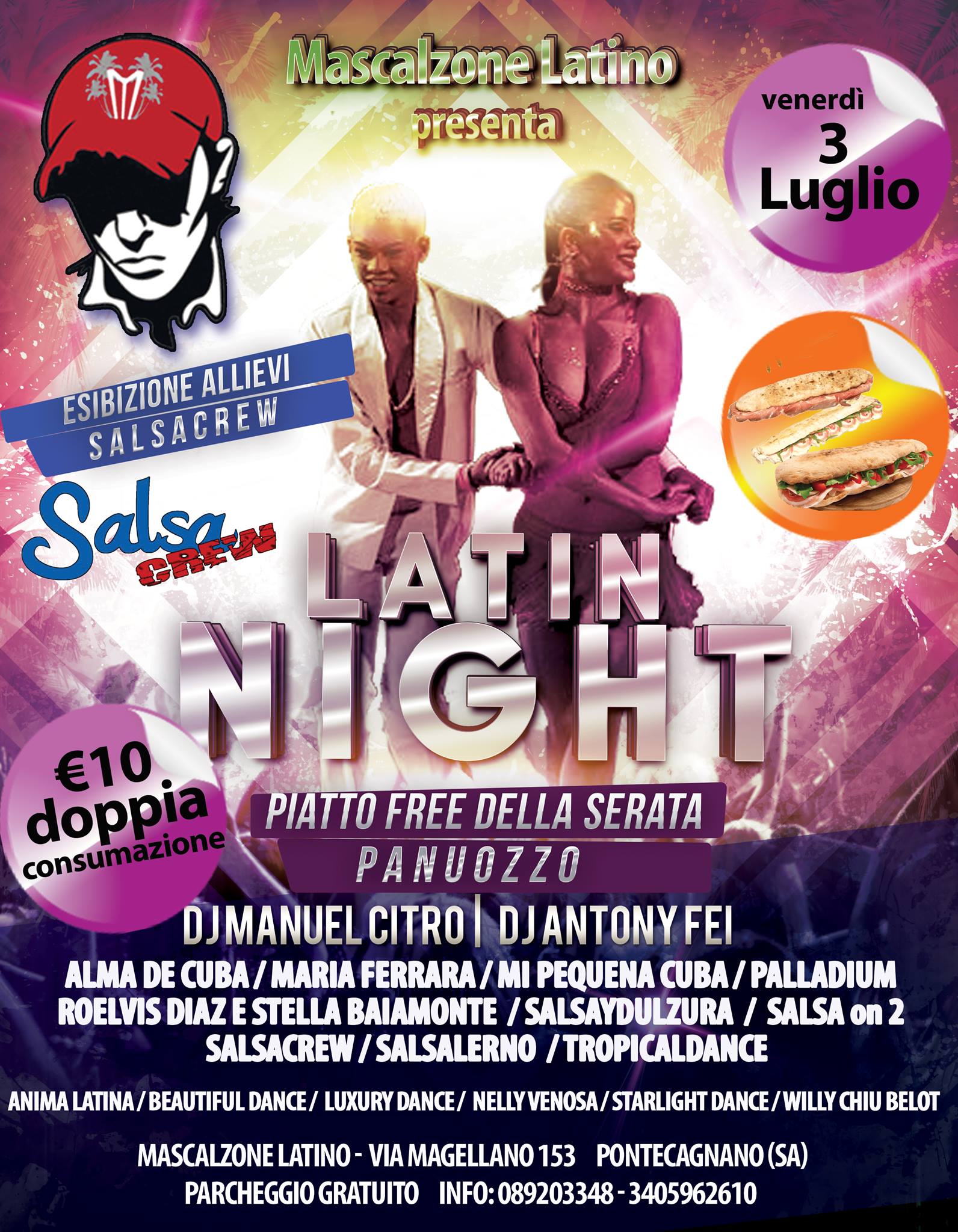 LATIN PARTY # 6 - serata caraibica al MASCALZONE LATINO