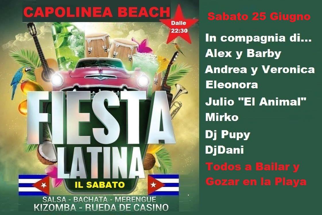 La Noche Latina - Il Sabato del Capolinea Beach!
