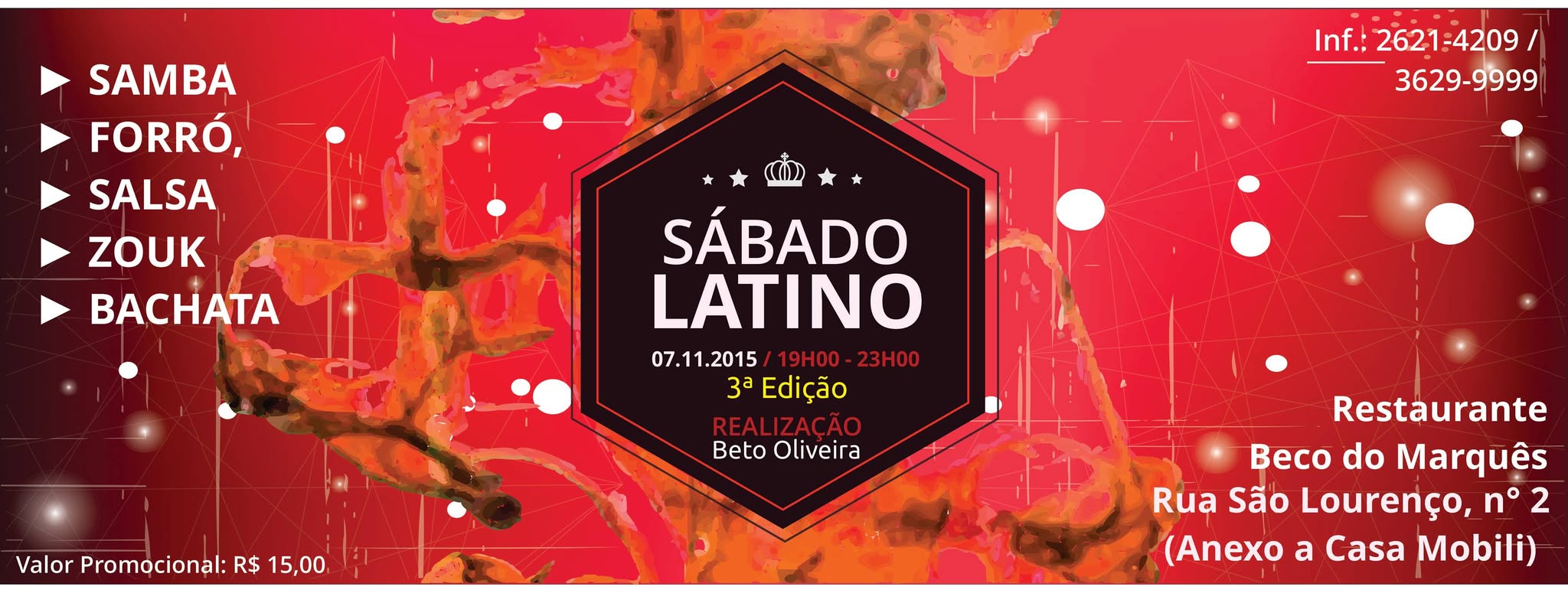 Sábado Latino ★ Terceira Edição