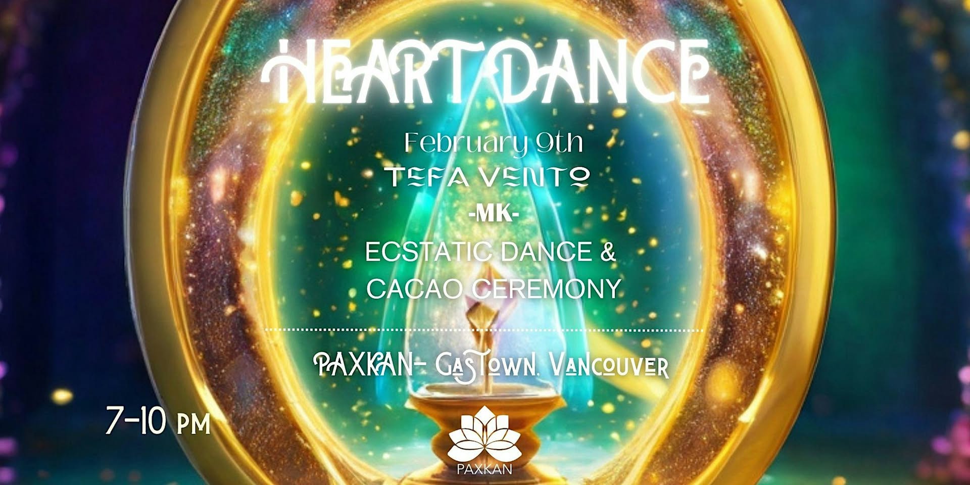 Heart Dance, Cacao and Ecstatic Dance ceremony