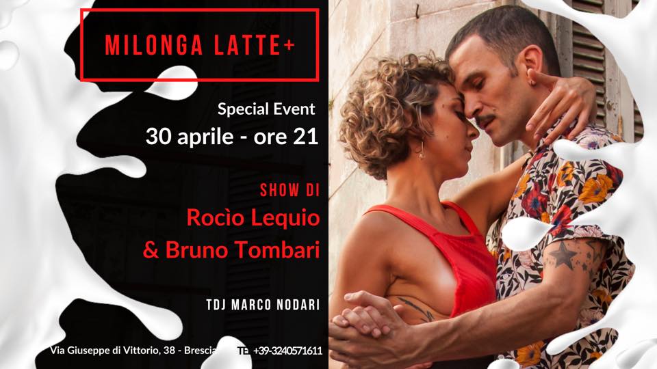 Milonga Lattepiù Special night Bruno Y Rocio in show❤️🔥