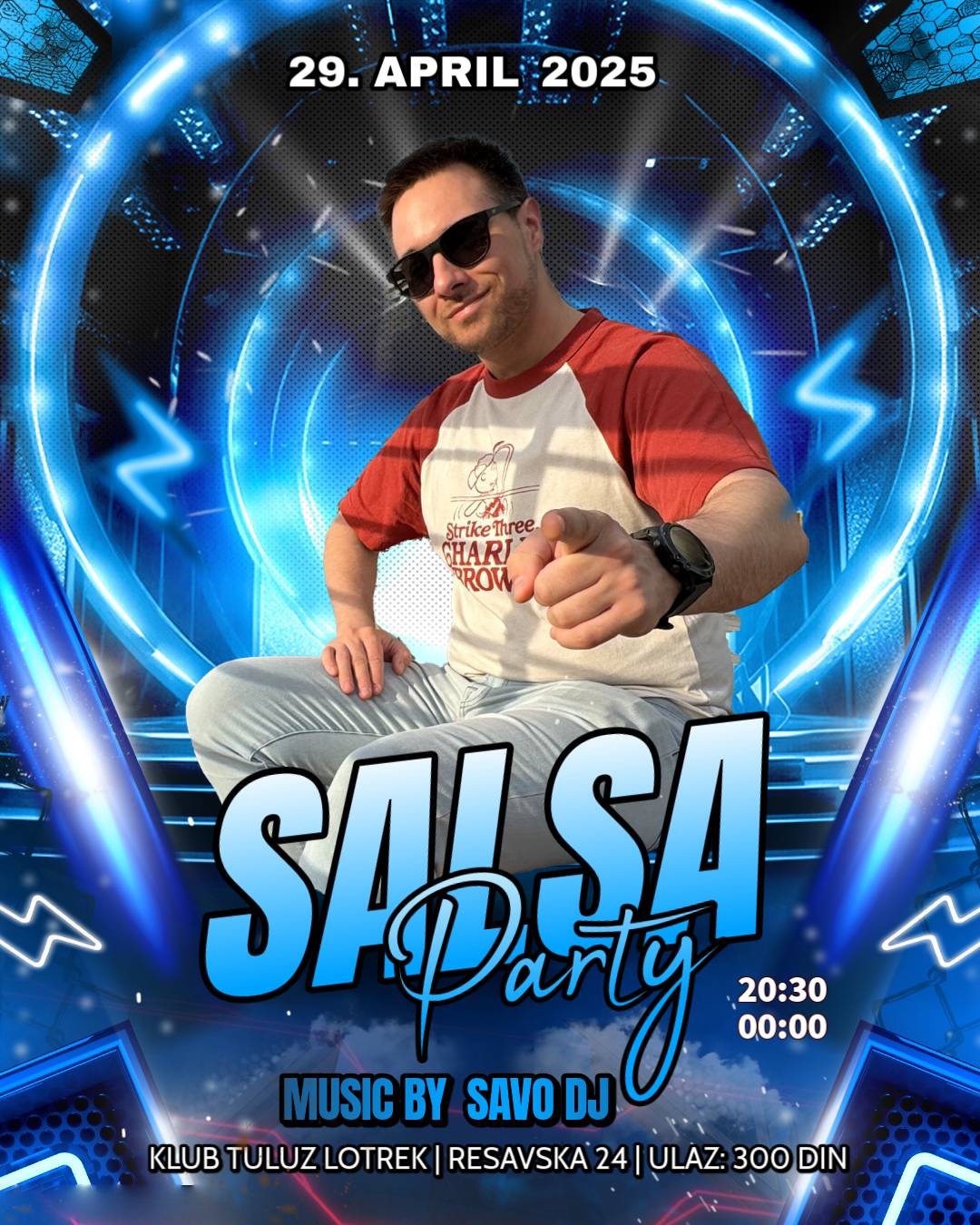 Salsa Party UTORAK 🥳 29. APRIL 🥳 SAVO DJ