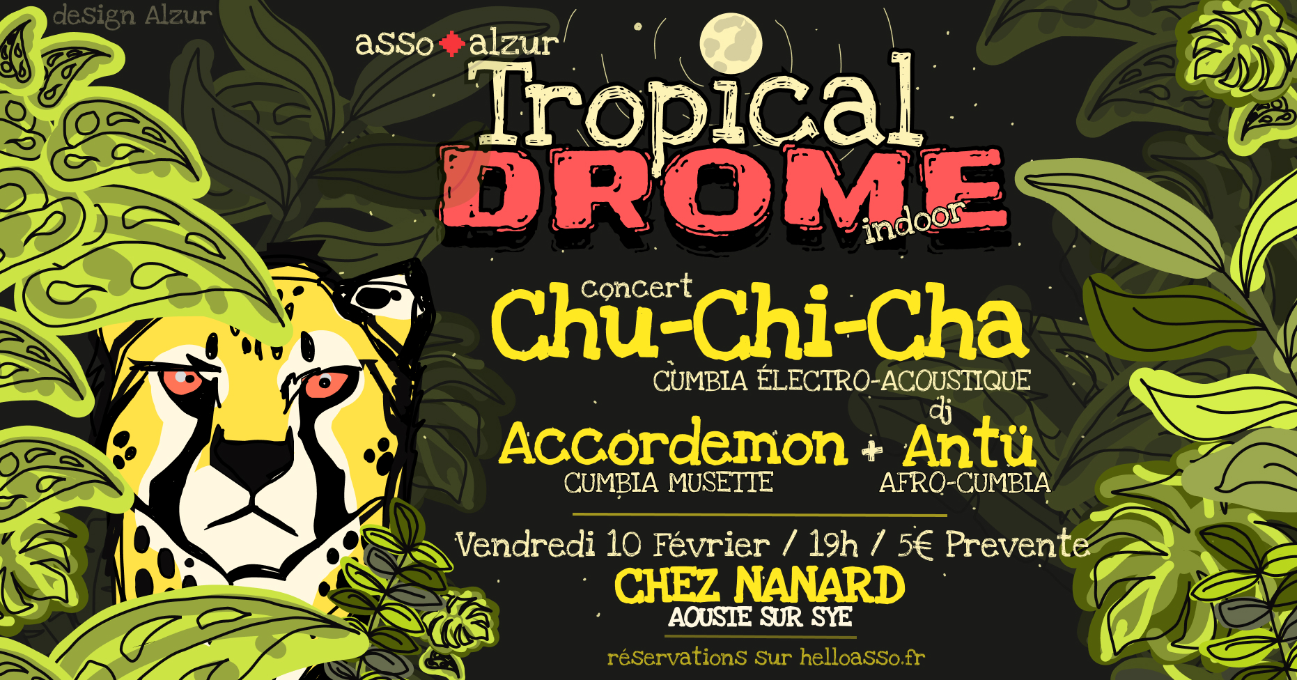 TROPICAL DRÔME CHU-CHI-CHA + ACCORDÉMON + Dj ANTÜ Chez Nanard - Aouste Sur Sye