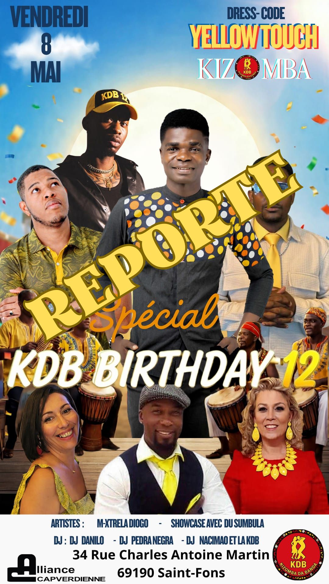 REPORTE !!! KBD BIRTHDAY YELLOW TOUCH
