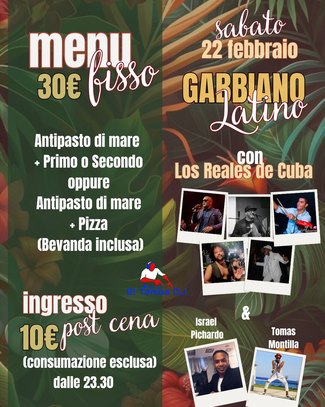 Salsa dal vivo y Bachata con los reales de cuba π¨πΊ