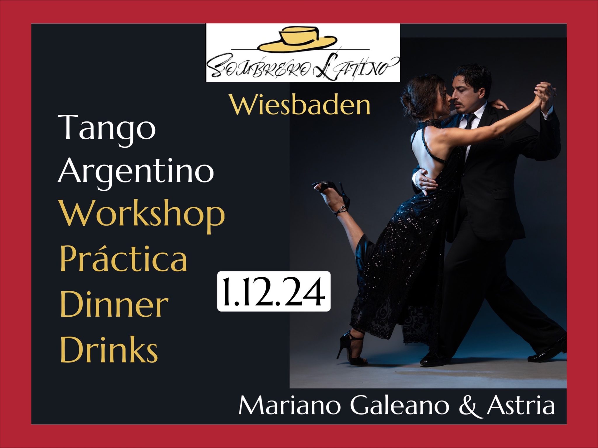 Workshop, Práctica, Dinner, Drinks with Mariano&Astria at the Sombrero