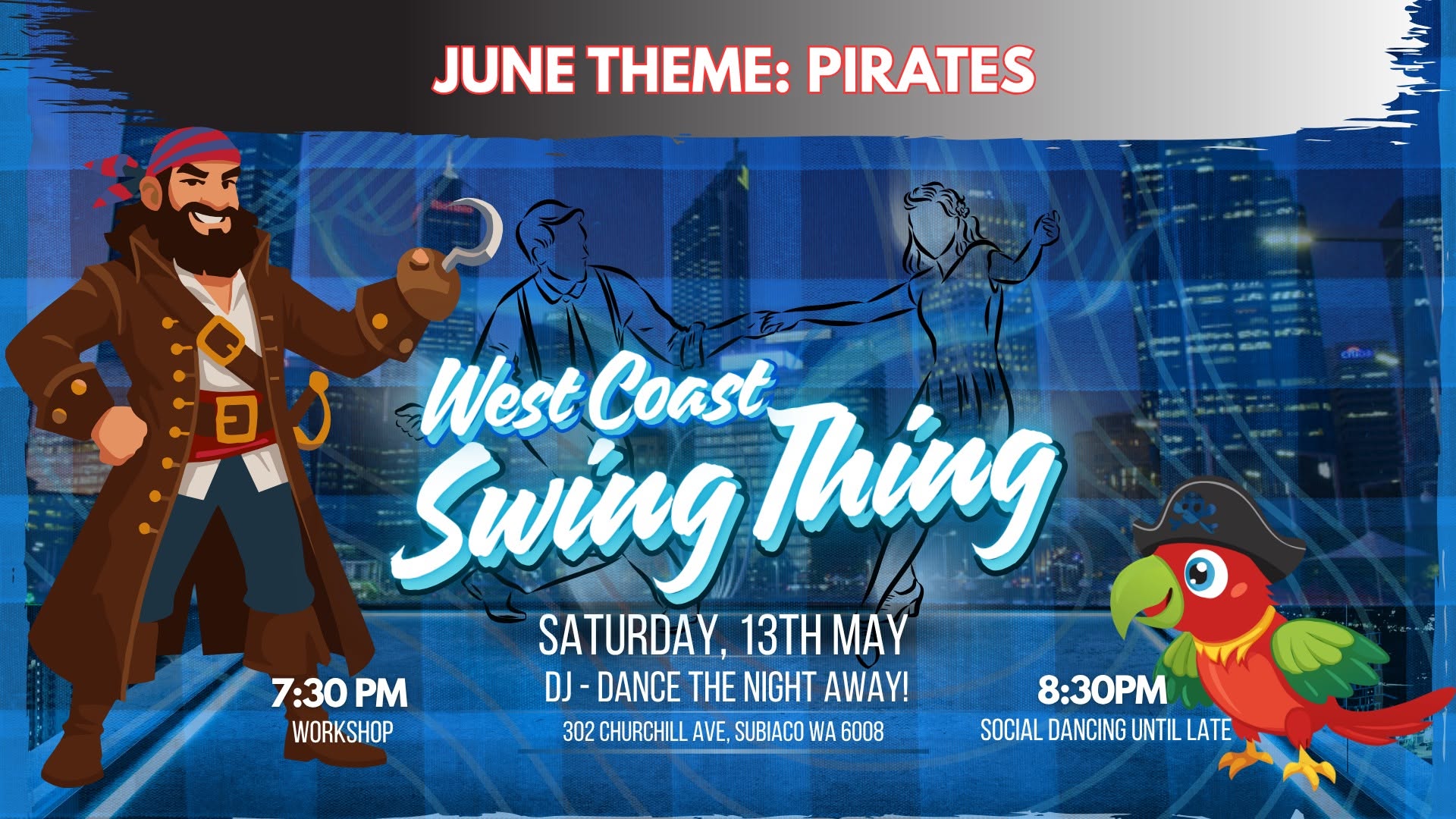 West Coast Swing Social - Pirates Theme