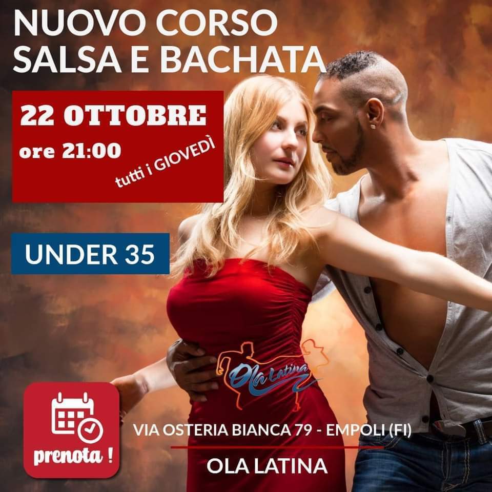 Nuovo corso PRINCIPIANTI salsa y bachata U35