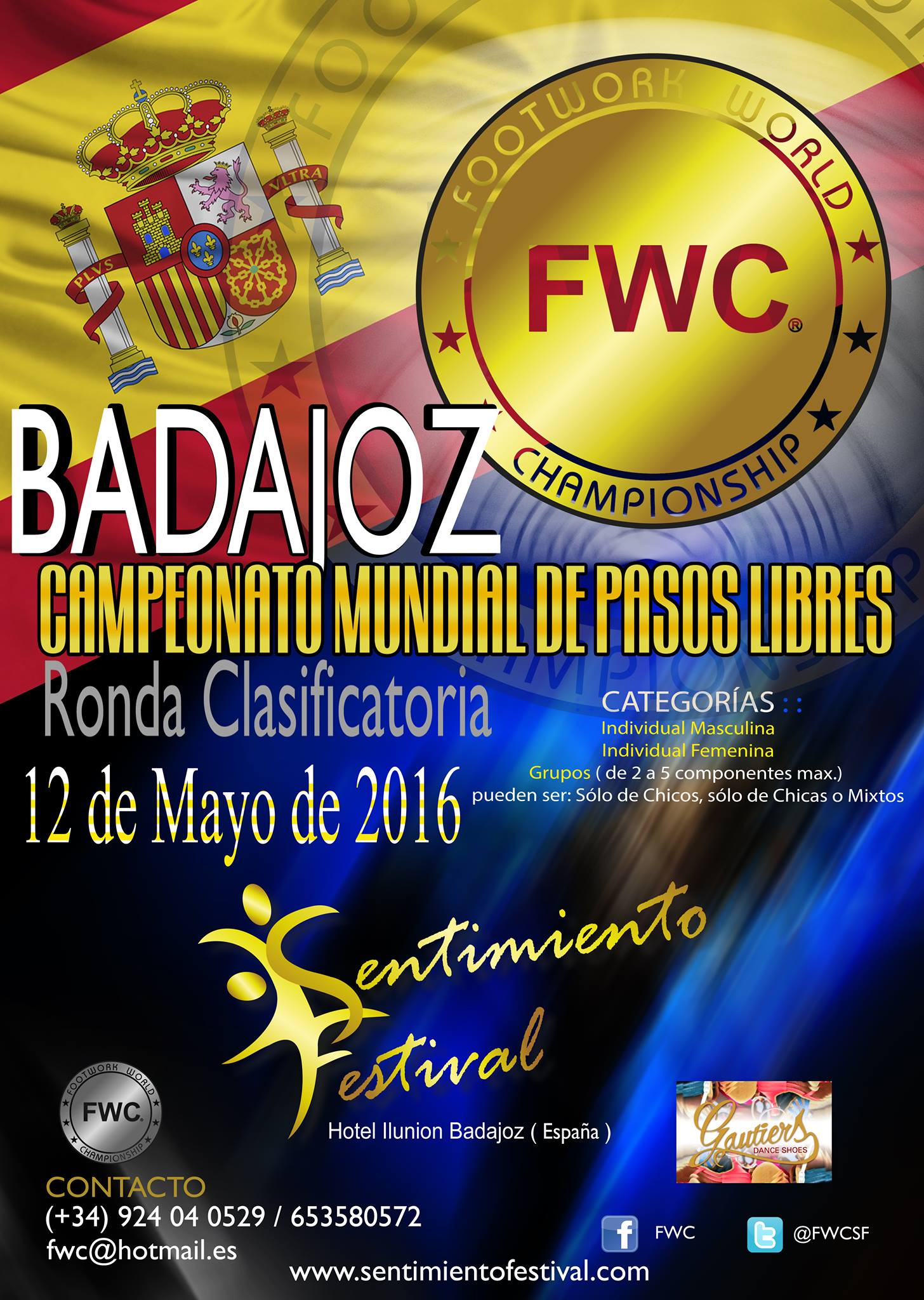 Eliminatoria FWC ¨ BADAJOZ ¨ 12 De MAYO 2016