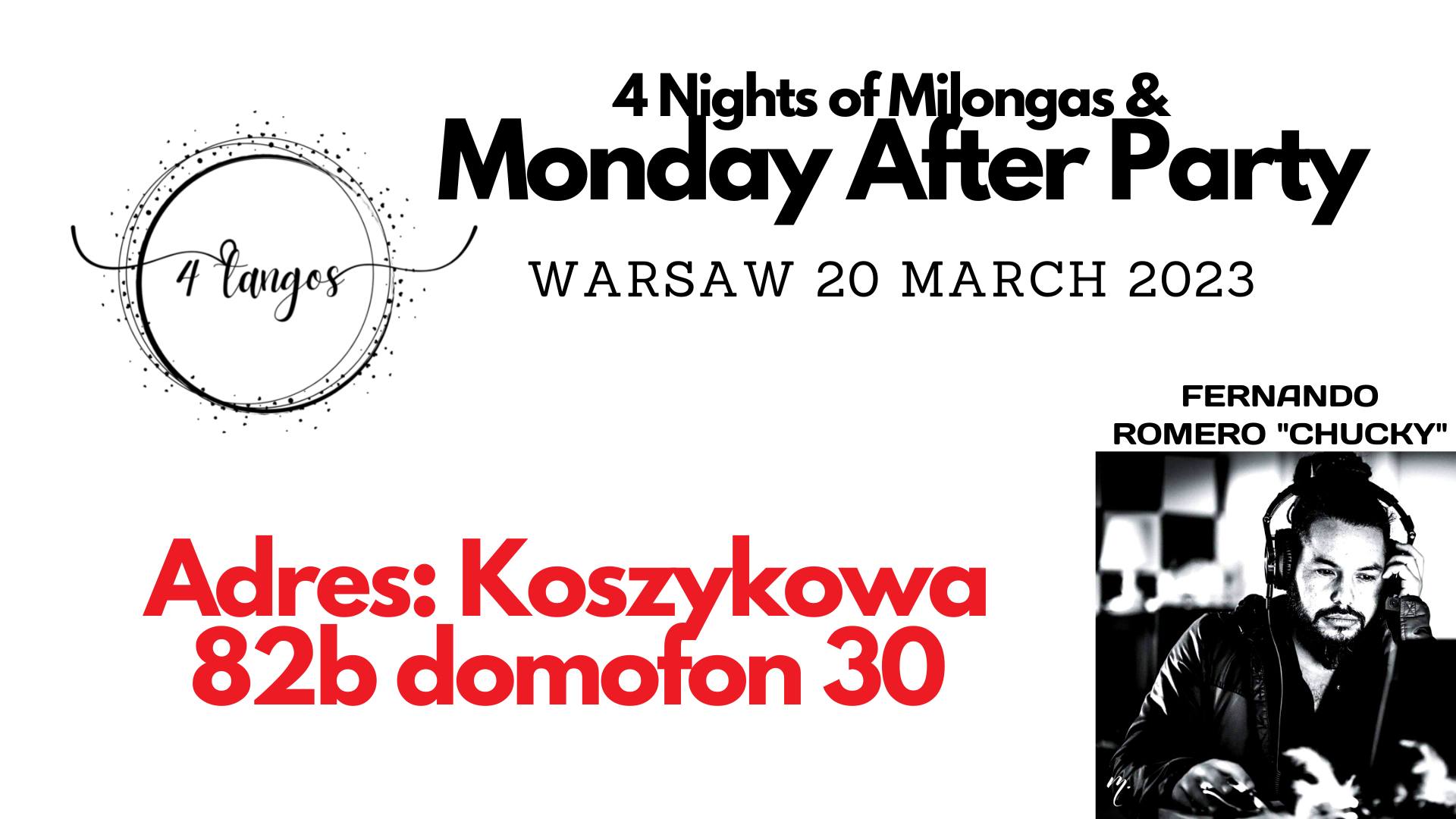 Warsaw 4tangos - After Party - DJ Fernando Romero Chucky