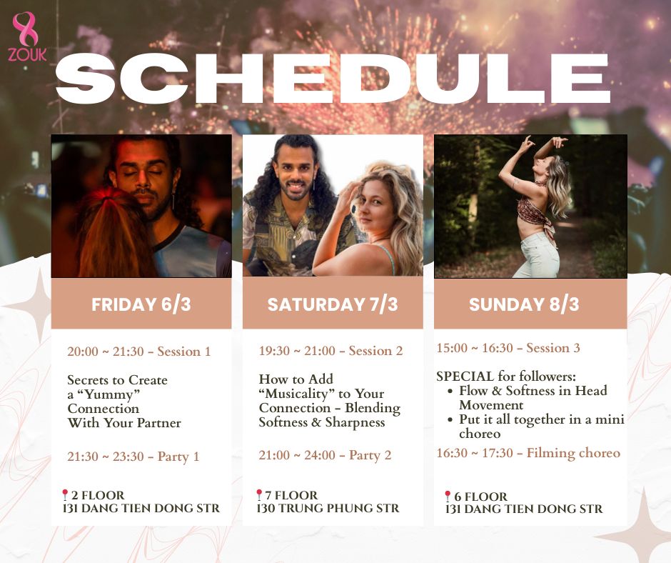 HEART ZOUK WEEKENDER WITH SIDNEY & XANNE