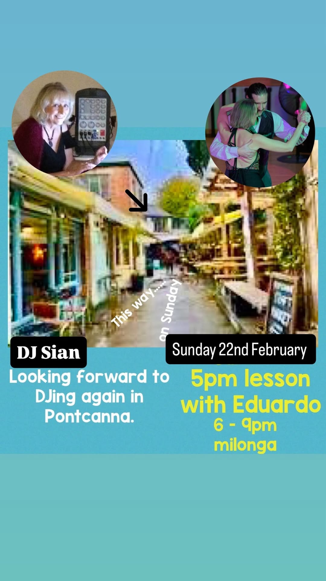 Tango Lesson and Milonga at Pontcanna Market