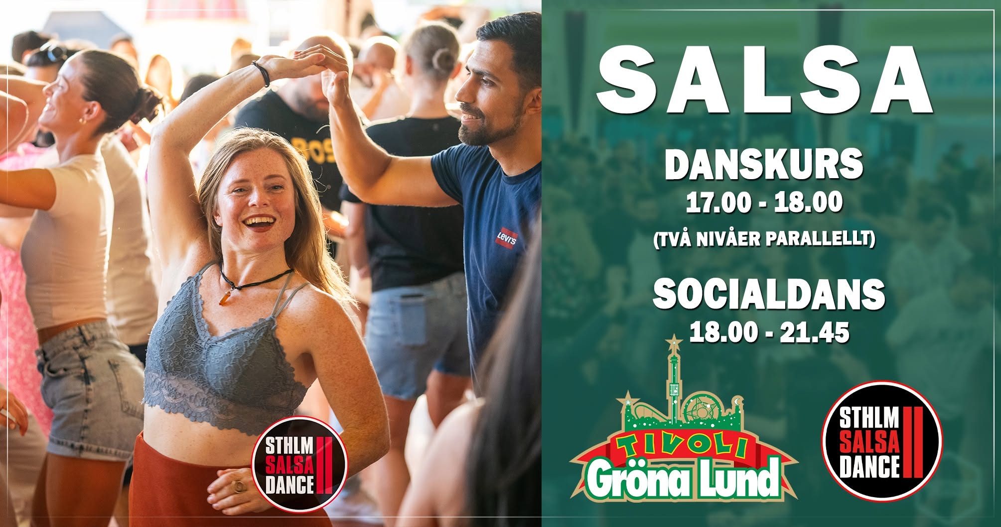 Salsa på Gröna Lund 9 juli!