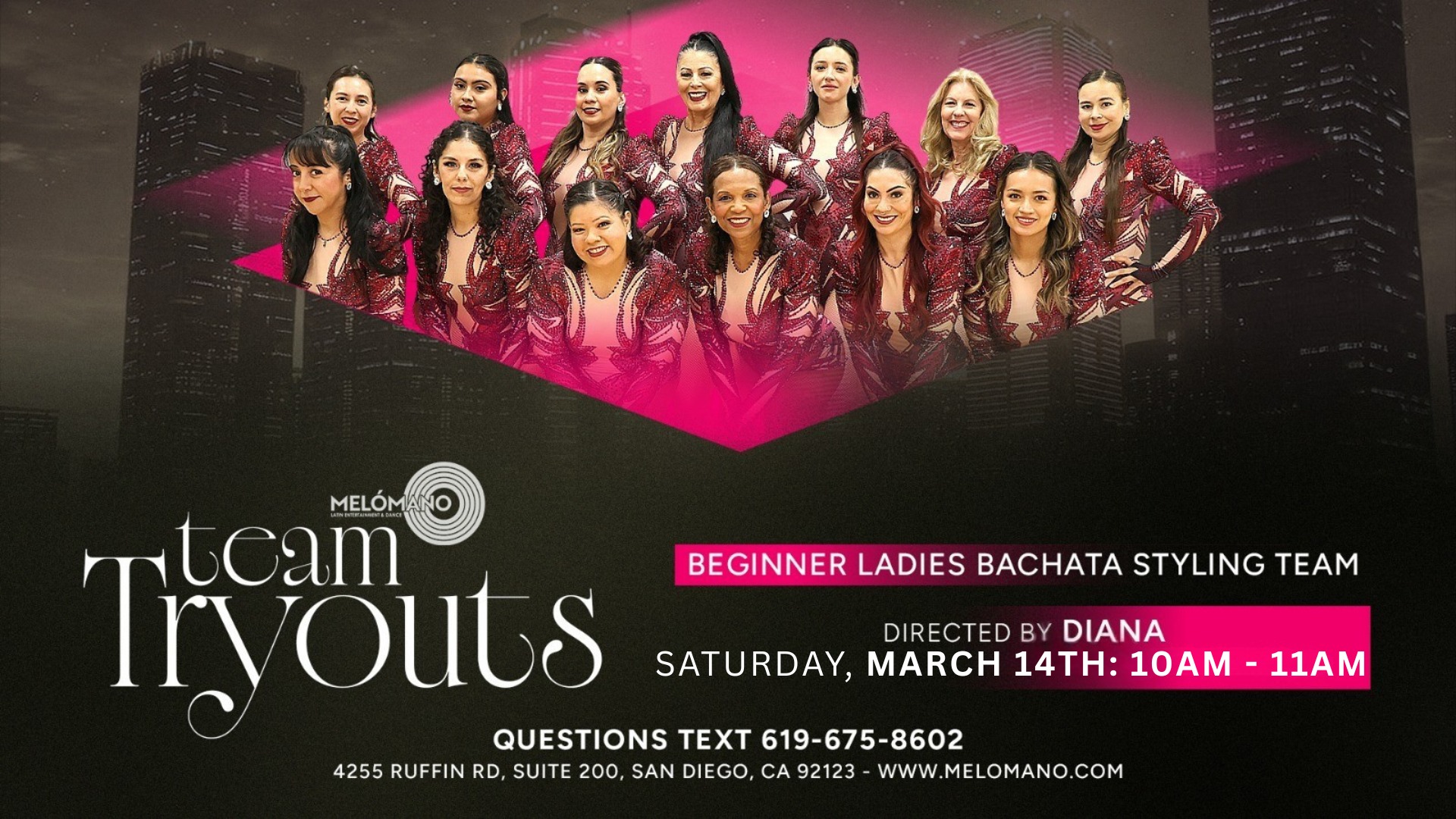 FREE Melómano Beginner Bachata Ladies Styling Team Tryout! 3 14