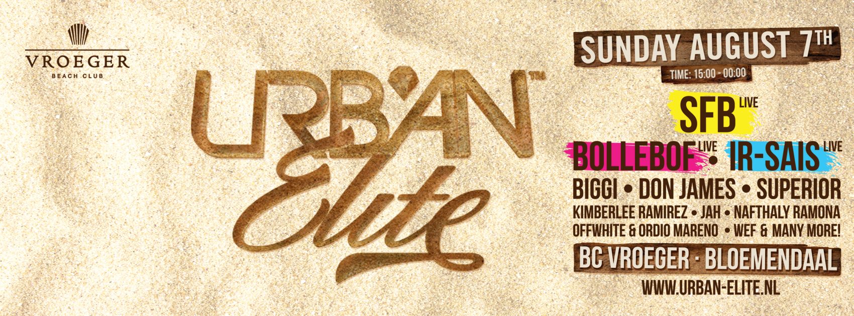 Urban Elite BC Vroeger Bloemendaal Zondag 7 Augustus
