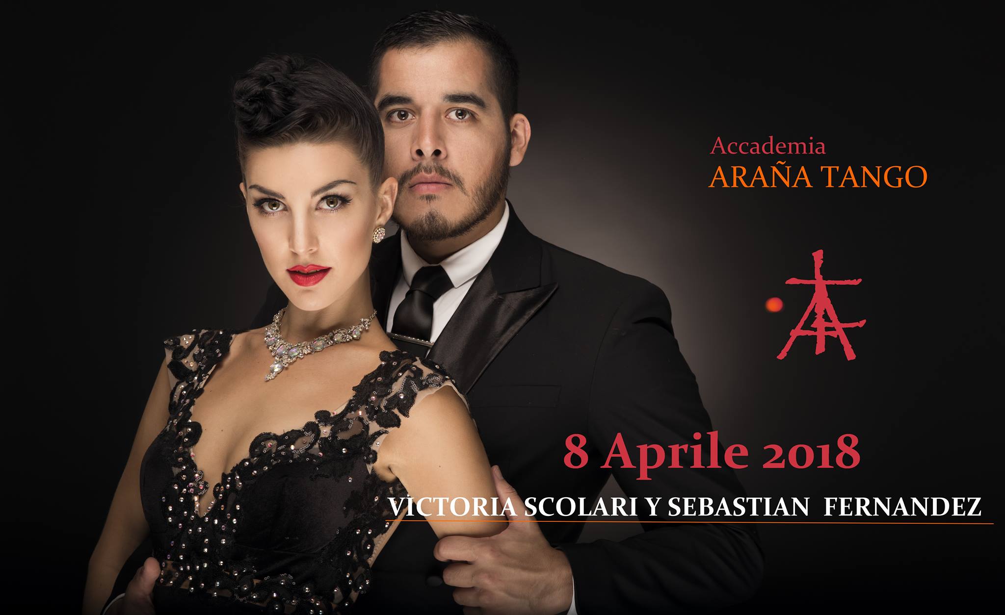 8 Aprile 2018 " Escenario y Salon " con Victoria y Sebastian.