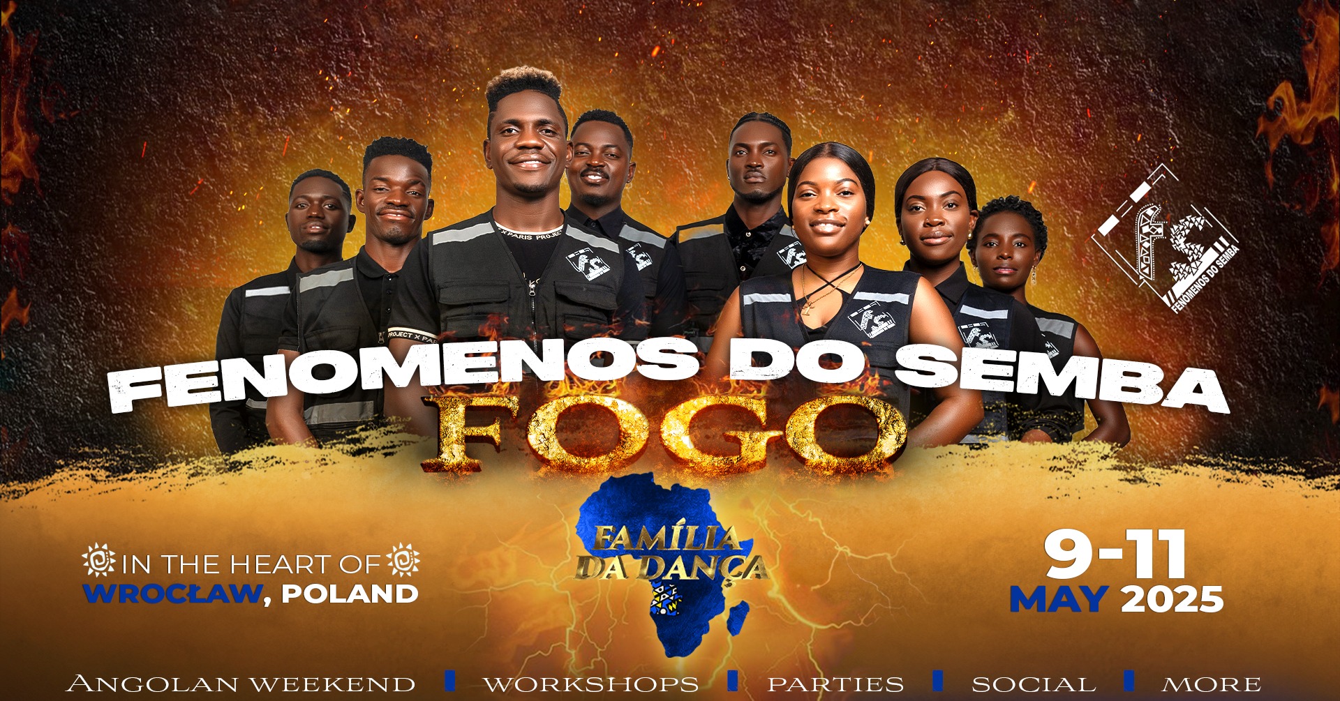 🔥FOGO🔥 Fenomenos Do Semba & Família Da Dança - „Let's Make FIRE in Poland!”