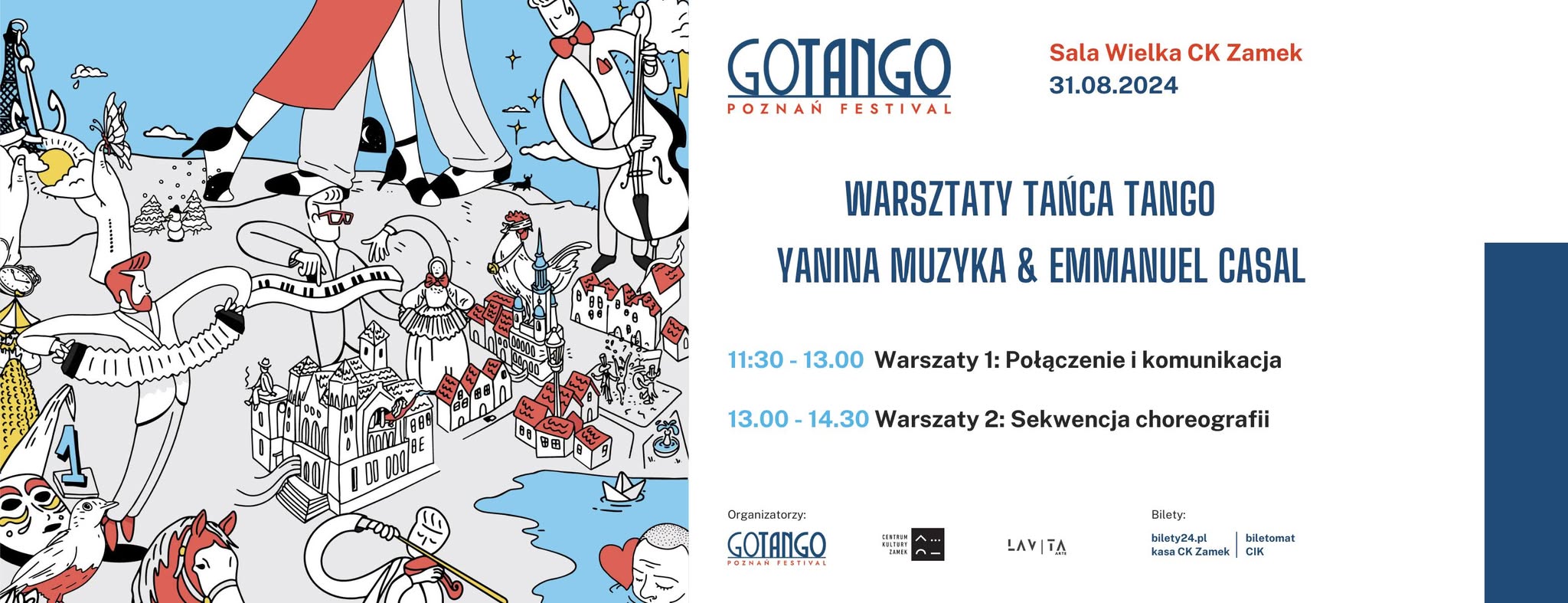 Warsztaty Tańca Tango Yanina Muzyka i Emmanuel Casal