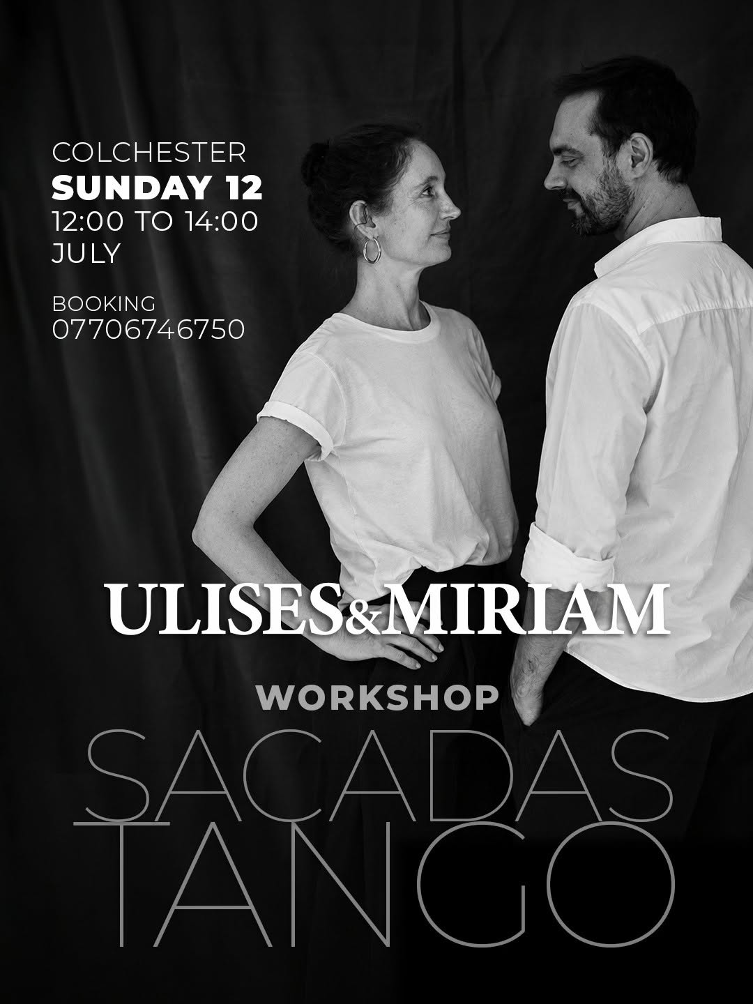 Ulises and Miriam - Sacadas intensive tango workshop