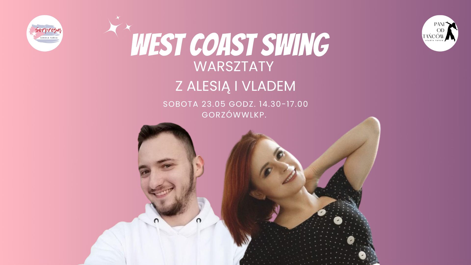 Warsztaty West Coast Swing w Gorzowie z Alesią i Vladem