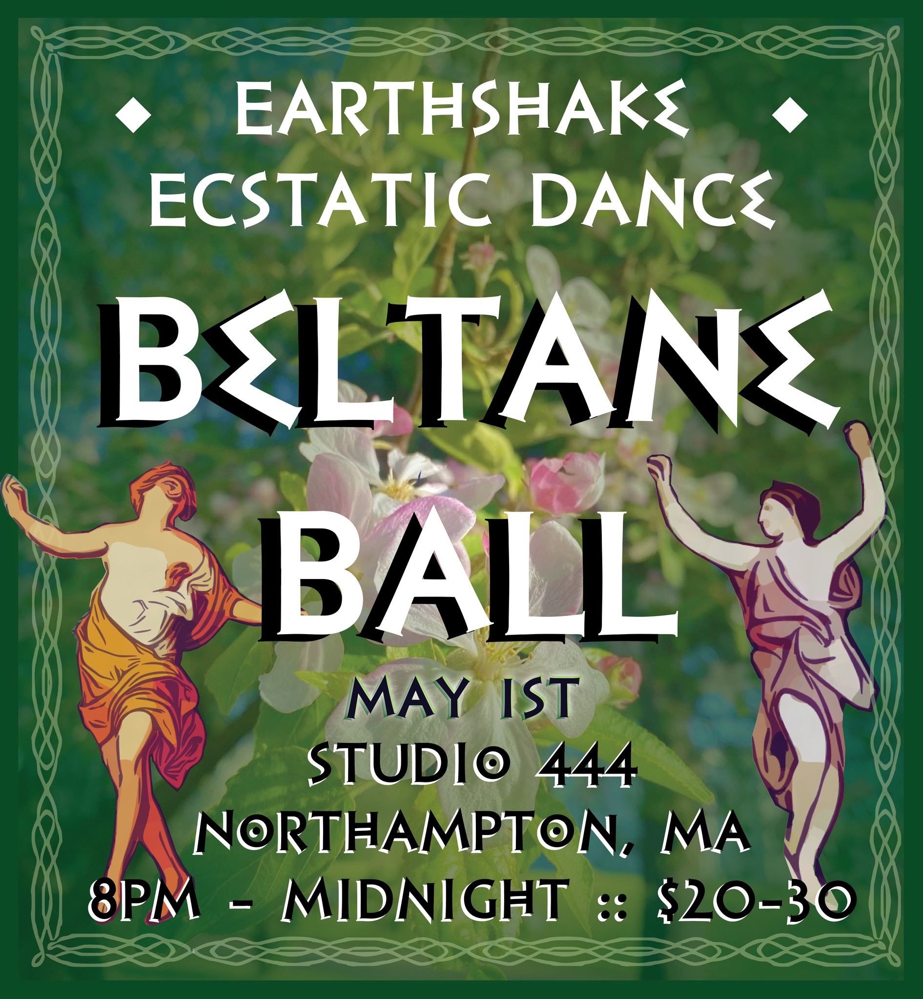 Beltane Ball :: Ecstatic Dance :: 25 Main Street, Northampton MA, 8pm - Midnight