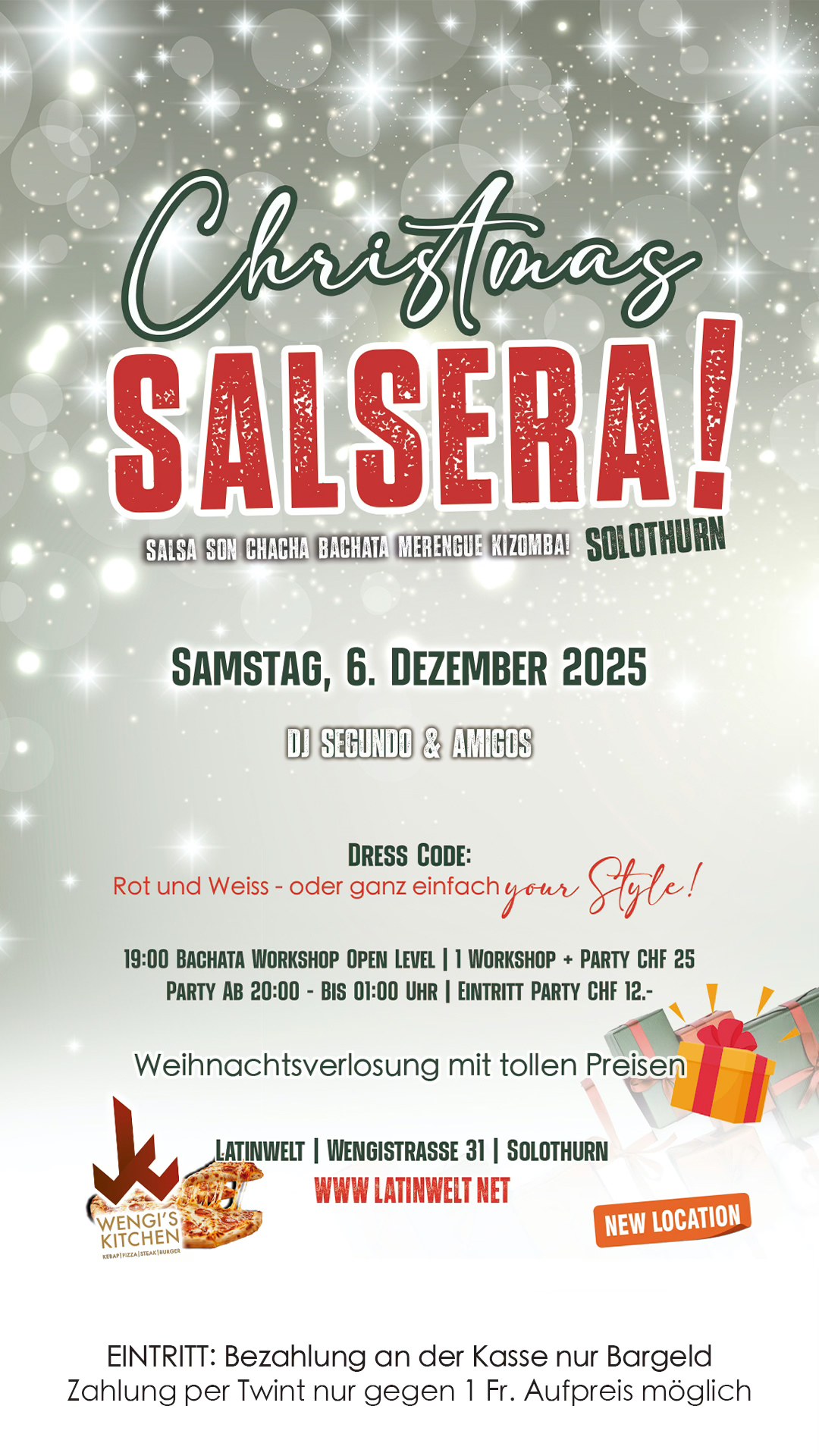 Christmas Salsa Party!, Son, Bachata… Solothurn!