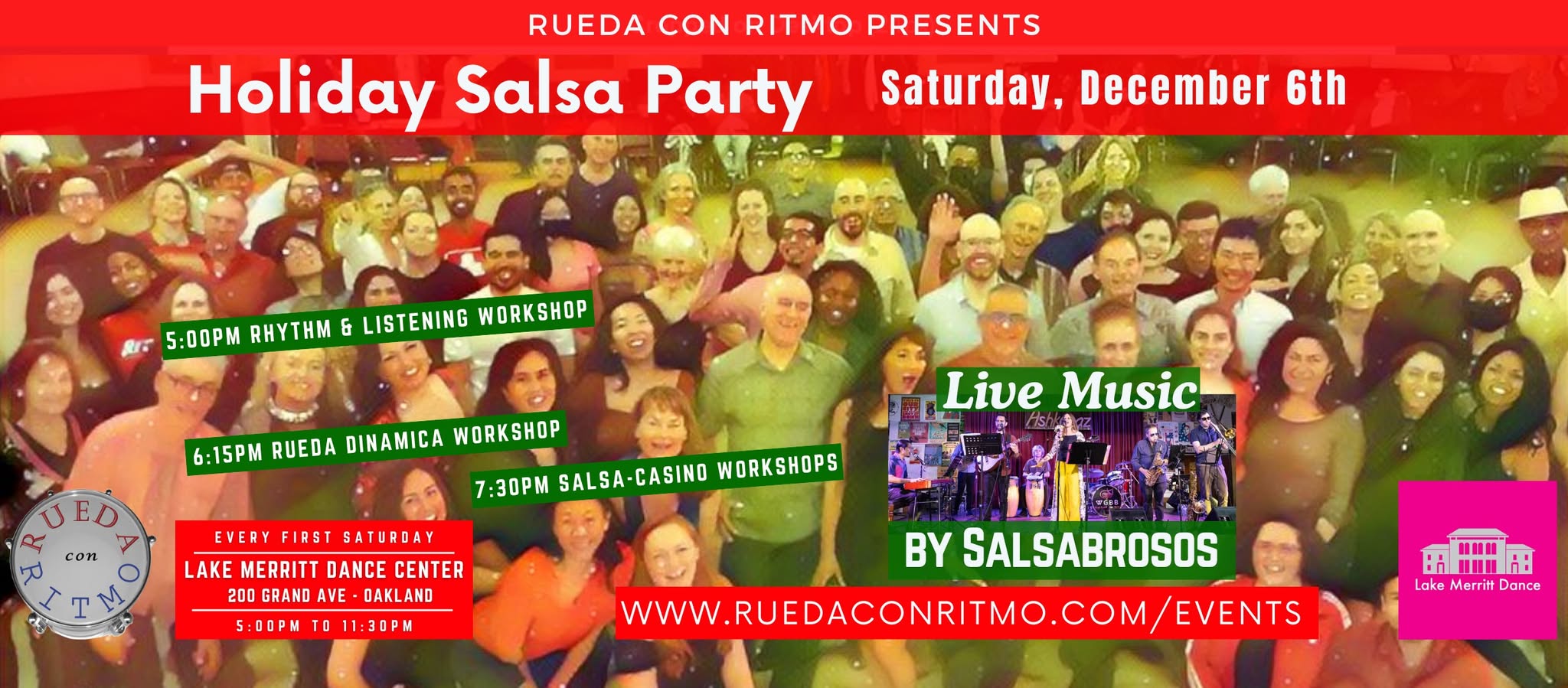 Holiday Cuban Salsa Party feat. Salsabrosos