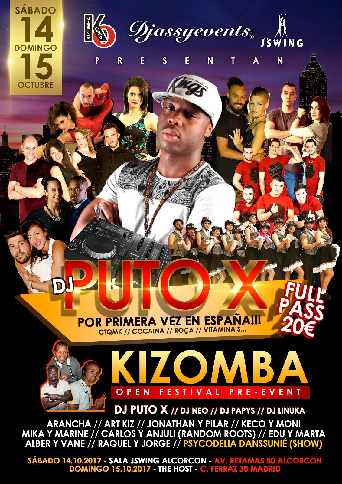 Dj Puto X - Kizomba Open Festival Pre-event 14y15 oct. 2017