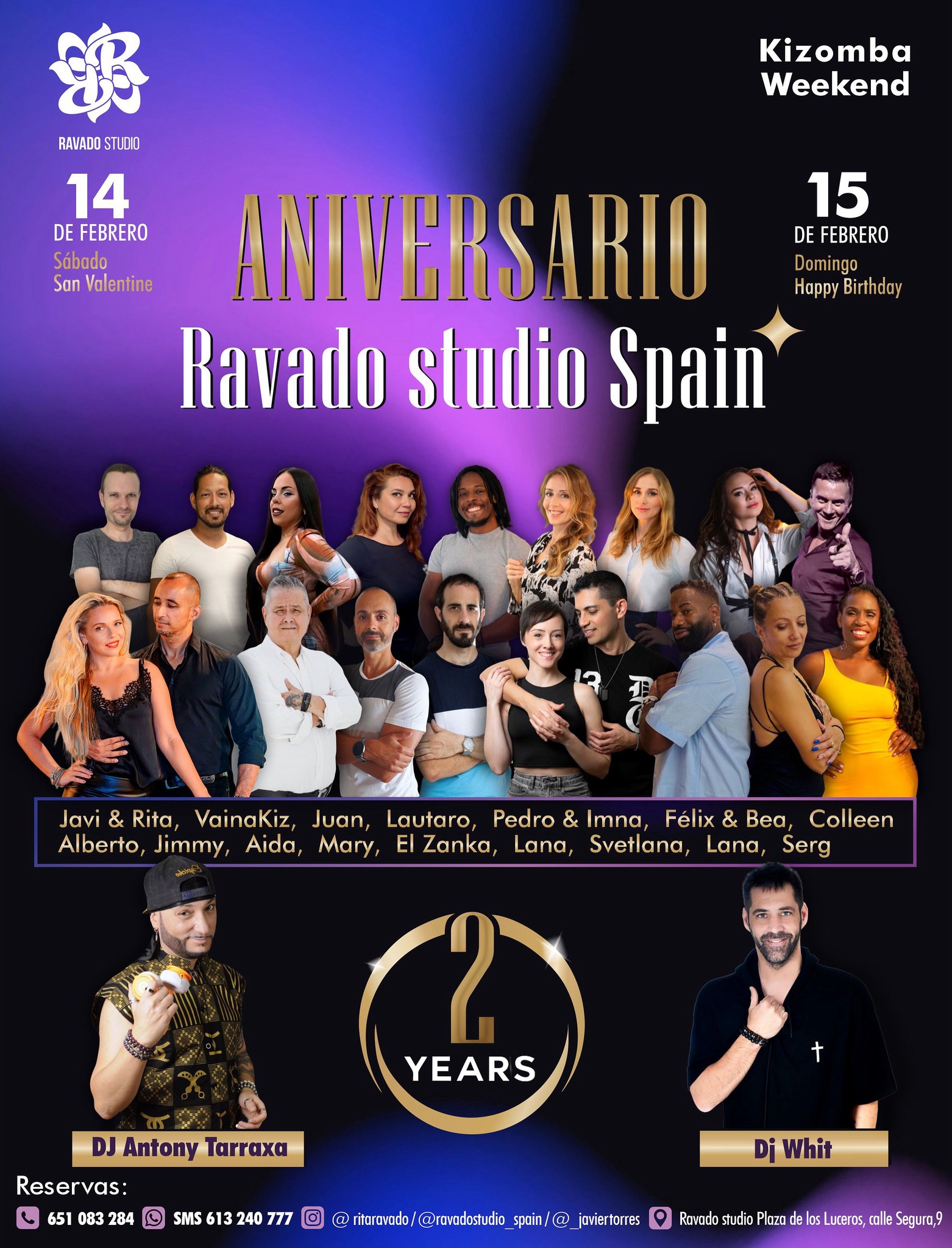 Aniversario Ravado Studio Spain