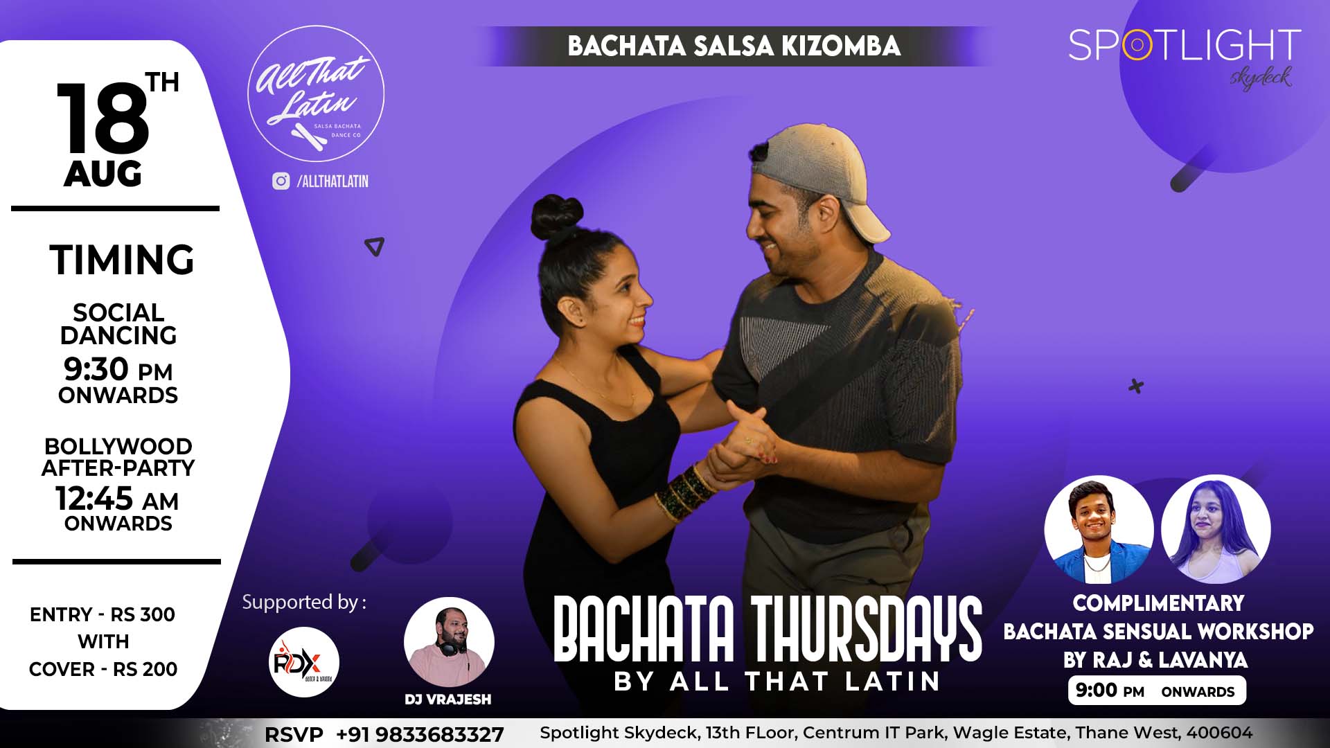 FRIENDSHIP Bachata Thursdays by All That Latin