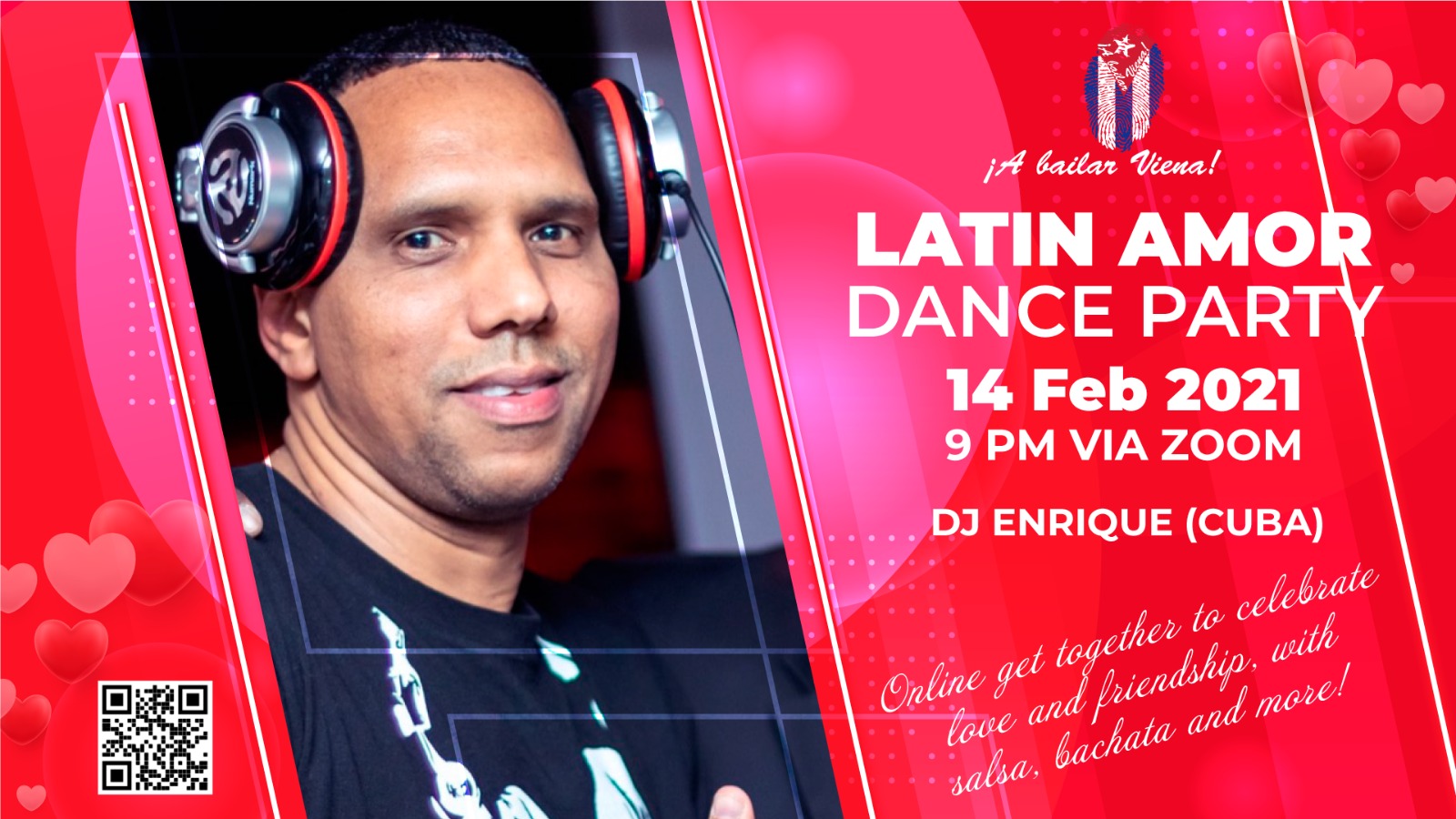 ONLINE LATIN AMOR DANCE PARTY, DJ ENRIQUE