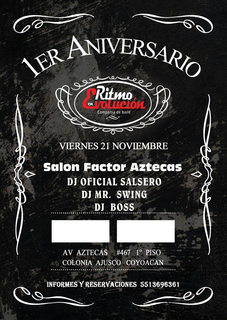 1er Aniversario de RITMO EN EVOLUCION