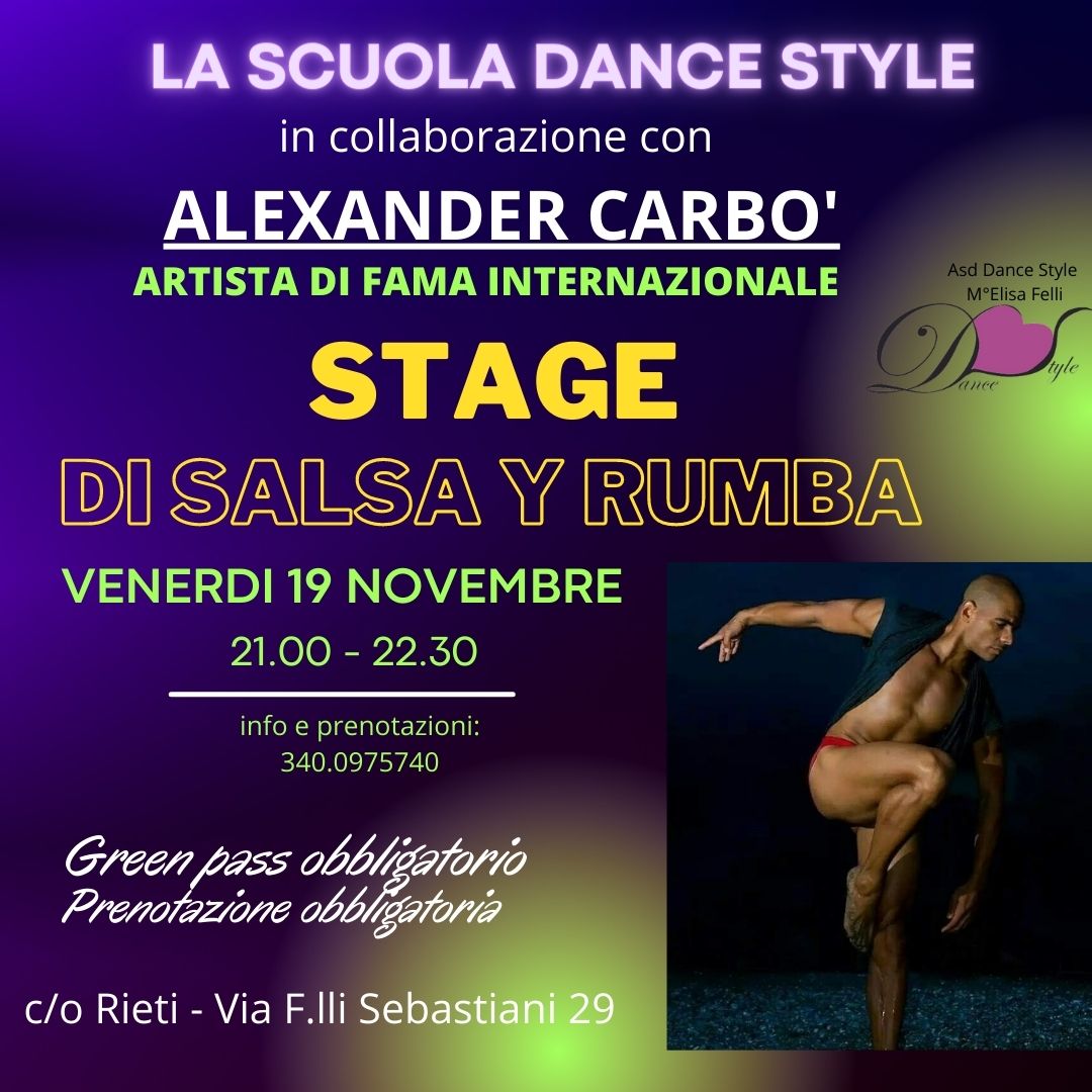 Stage di SALSA Y RUMBA